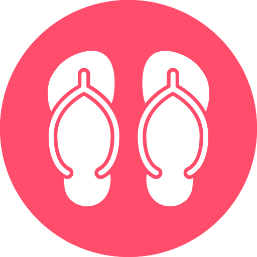 chancletas icono gratis