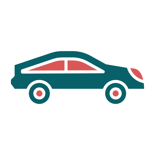 Car Generic color fill icon