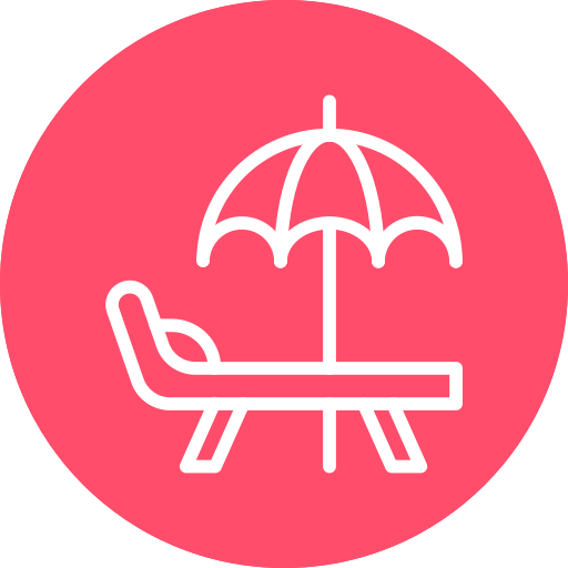 sombrilla de playa icono gratis