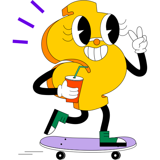 Money free sticker Money free sticker