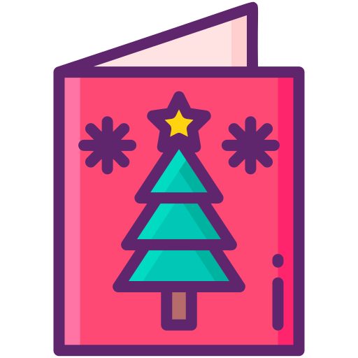 Christmas card Generic color lineal-color icon