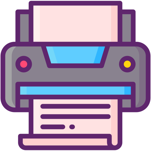 Printing Generic color lineal-color icon