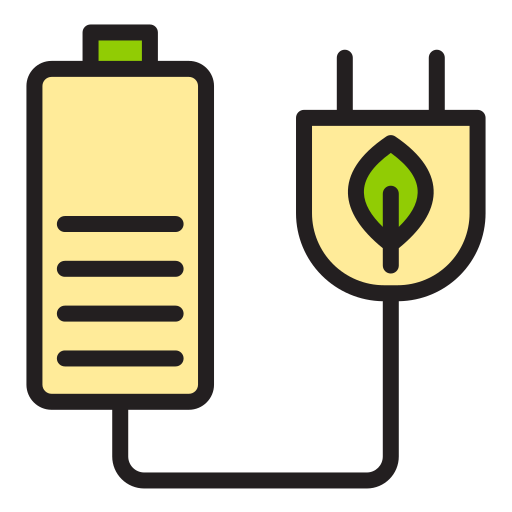 batería ecológica icono gratis