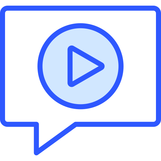 chat de video icono gratis