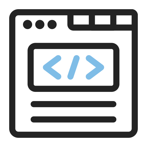 programación web icono gratis