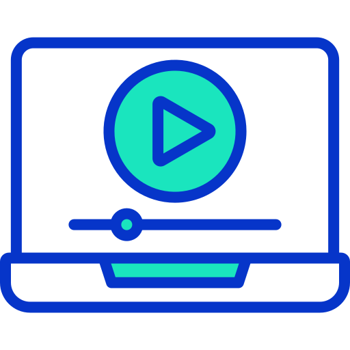 reproductor de video icono gratis