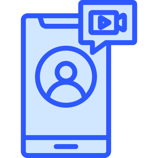 videollamada icono gratis