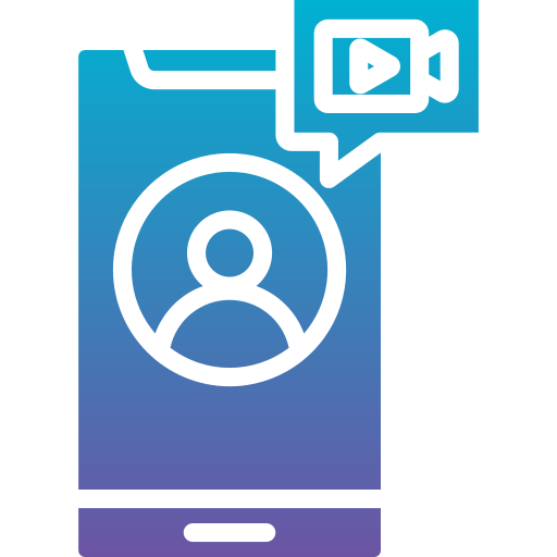 videollamada icono gratis