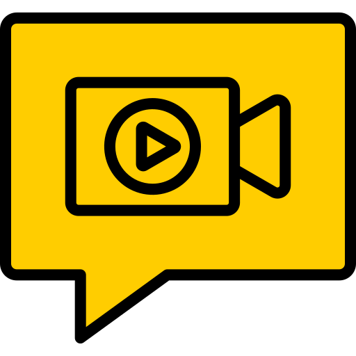 chat de video icono gratis