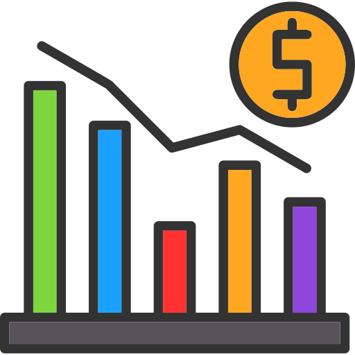 Recession Generic Outline Color icon