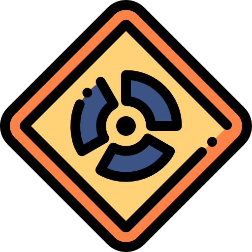 Radiation free icon Radiation free icon