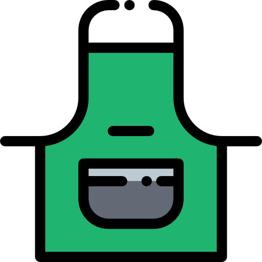 Apron Detailed Rounded Lineal color icon