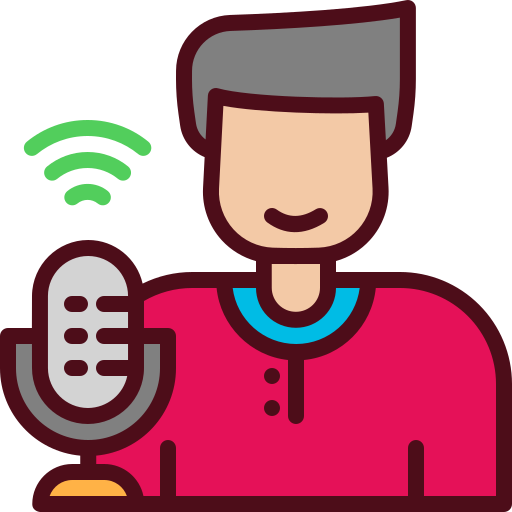 podcaster icono gratis