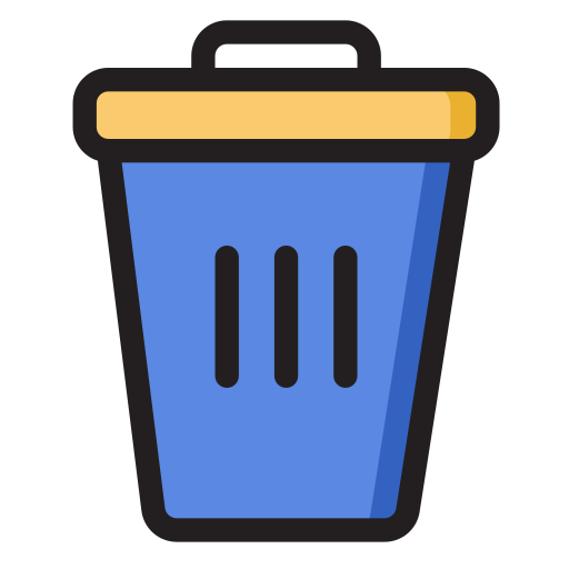 papelera de reciclaje icono gratis