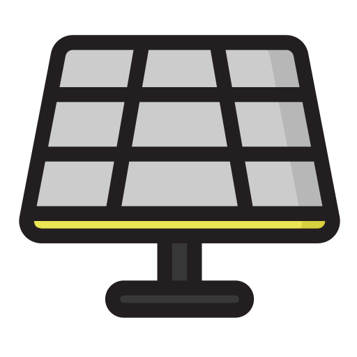 energía solar icono gratis