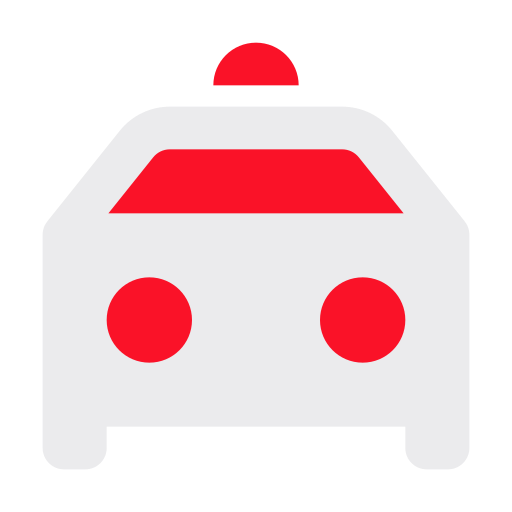 coche de policía icono gratis