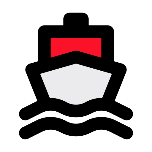 barco de carga icono gratis
