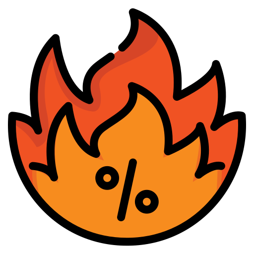 Горячая распродажа бесплатно иконка