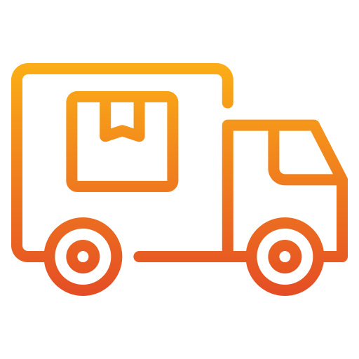 camión de reparto icono gratis
