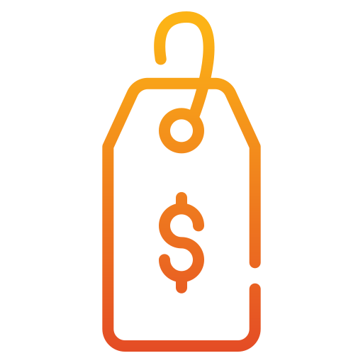 etiqueta de precio icono gratis