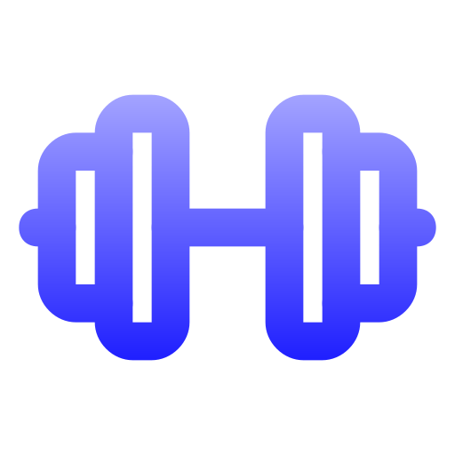 barra con pesas icono gratis