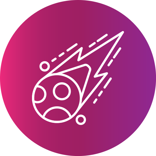 meteorito icono gratis