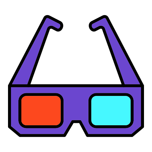 3d glasses Generic color lineal-color icon