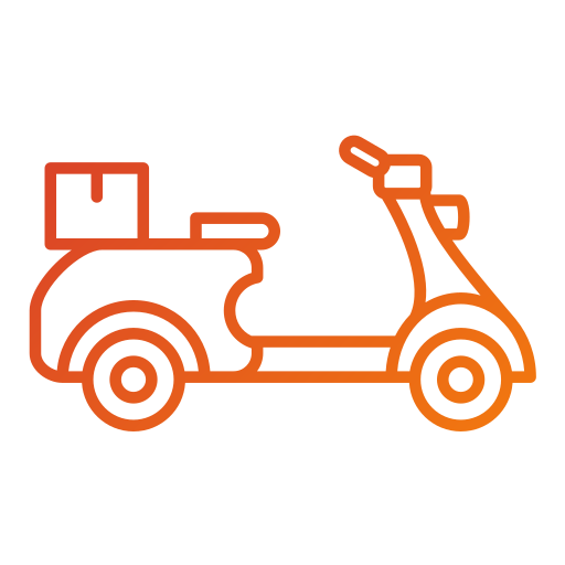 Delivery bike - Free transportation icons