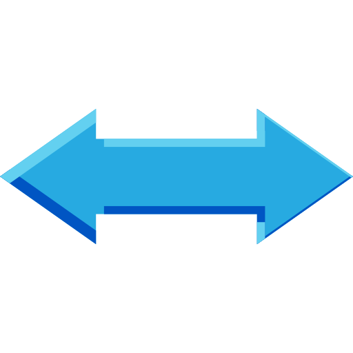 Double Arrow Generic Flat icon