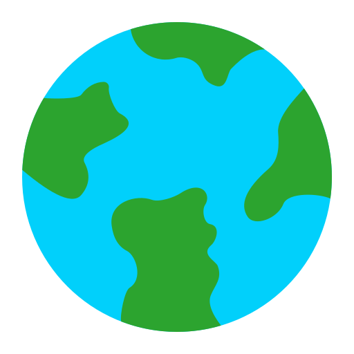 Planet Earth Generic color fill icon