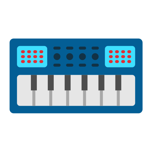 Piano Generic color fill icon