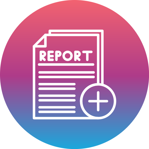 informe médico icono gratis