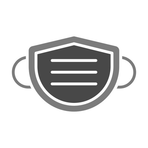 Medical mask free icon