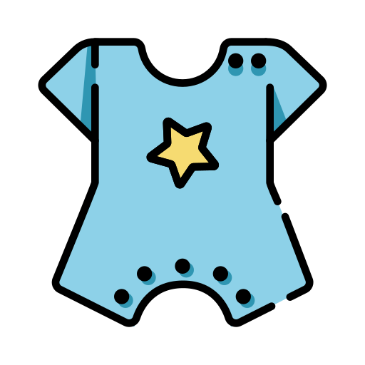 Onesie Generic Outline Color icon