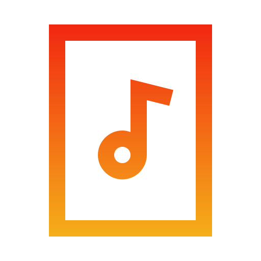 archivo de audio icono gratis