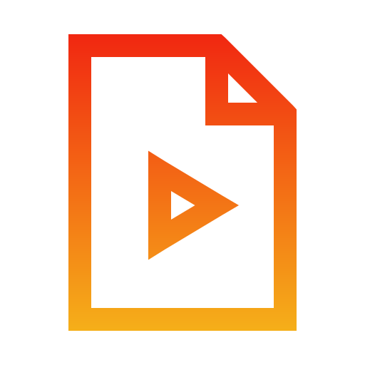 archivo de vídeo icono gratis