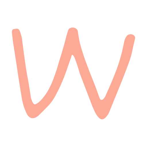 Letter w Generic color hand-drawn icon