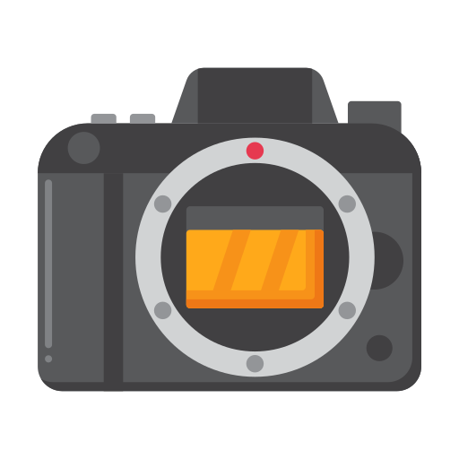 cámara dslr icono gratis