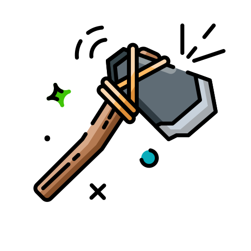Stone axe free icon Stone axe free icon