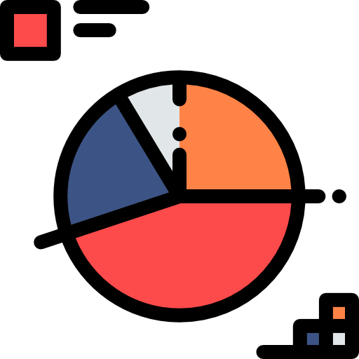 gráfico circular icono gratis