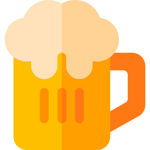 Beer Basic Rounded Flat icon