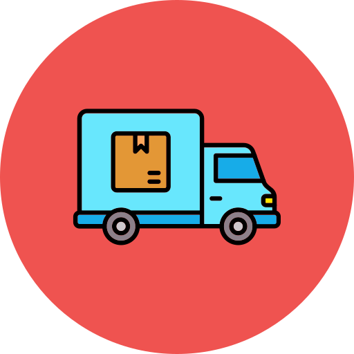 Delivery truck Generic color lineal-color icon