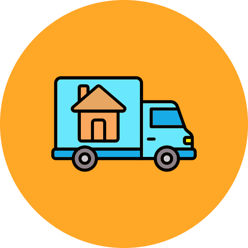 camion de déménagement Icône gratuit