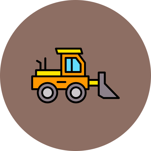 bulldozer grátis ícone
