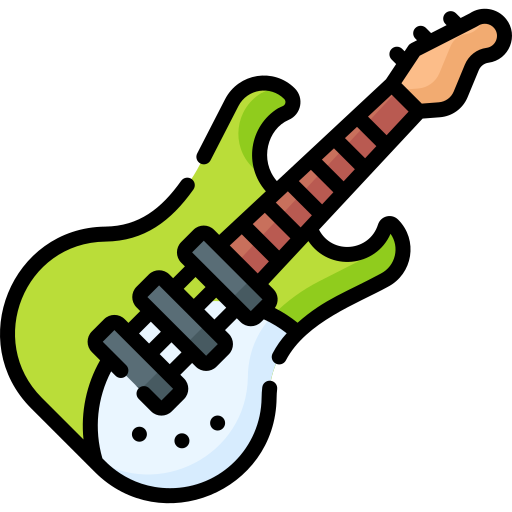 guitarra electrica icono gratis