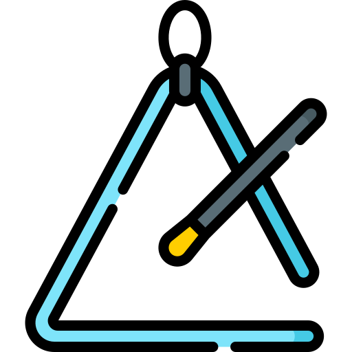 Triangle - Free music icons