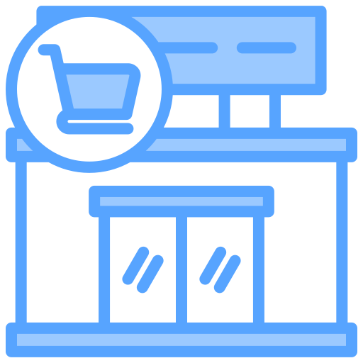 Supermarket Generic color lineal-color icon