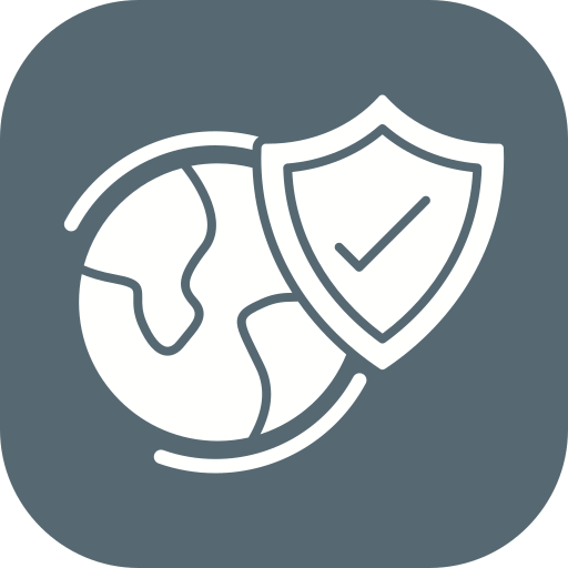 Worldwide security free icon Worldwide security free icon