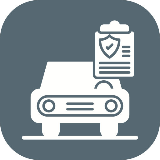 Страхование автомобиля бесплатно иконка