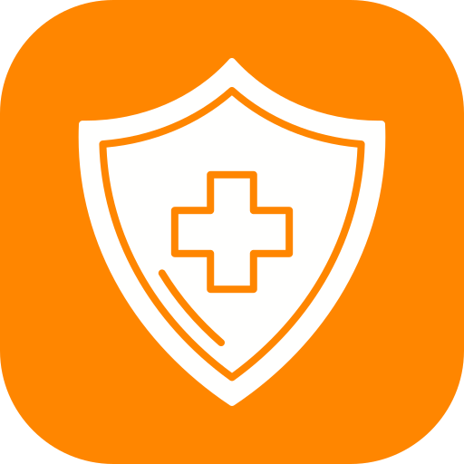 Медицинская страховка бесплатно иконка
